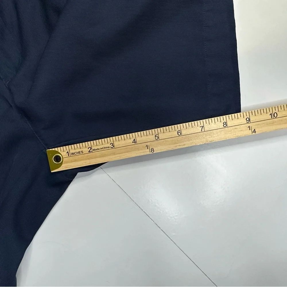 Nike Golf Dri-Fit Golf Shorts Size 34 Navy Blue With Blue‎ Logo
